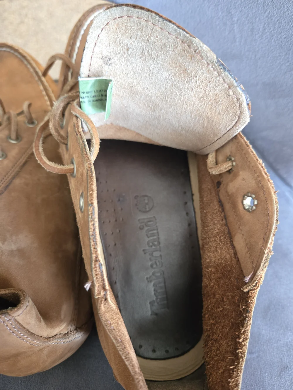 Timberland Men's Tan Leather Chukka Moccasin-Style Boots